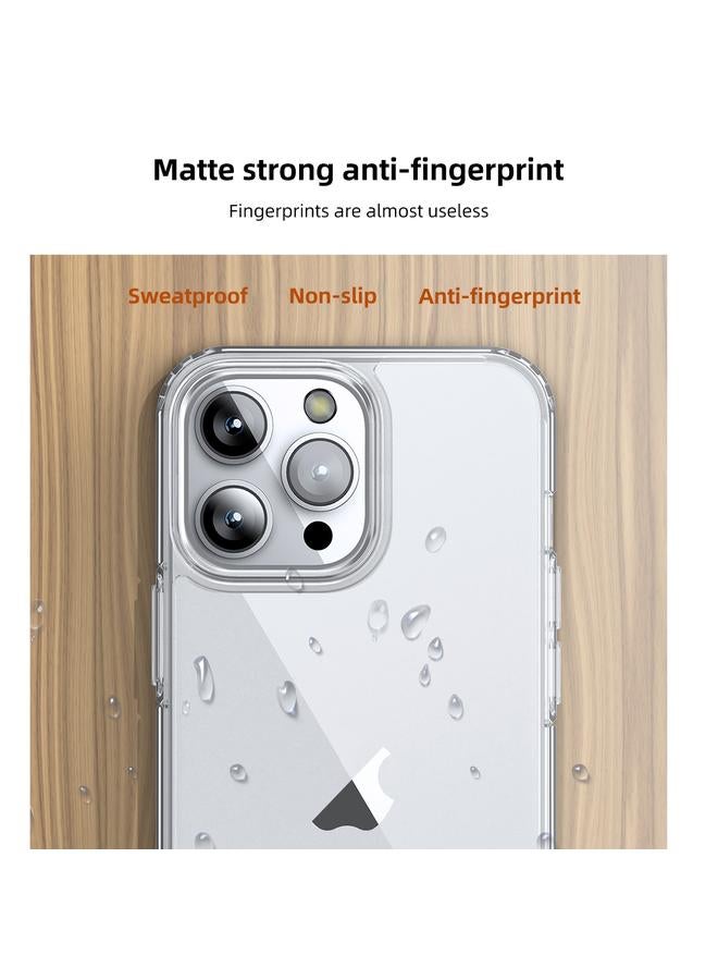 S-TOP Case For iPhone 15 Pro Ice Crystal Transparent PC + TPU Phone Case - Image 5