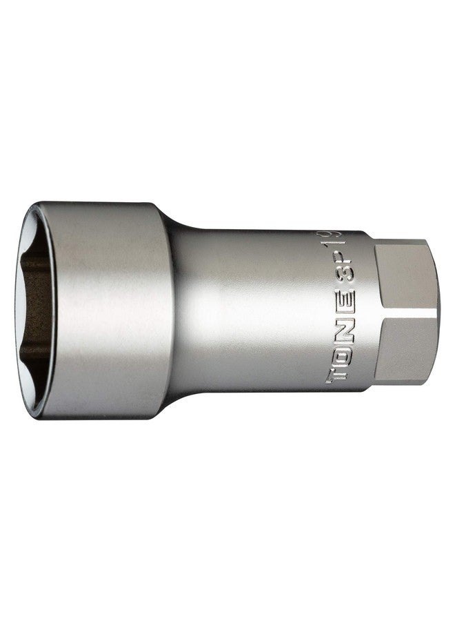 TONE Plug Socket (6-Point with Magnet) 3P-19S 3/8" Inch Drive 19mm - Image 1