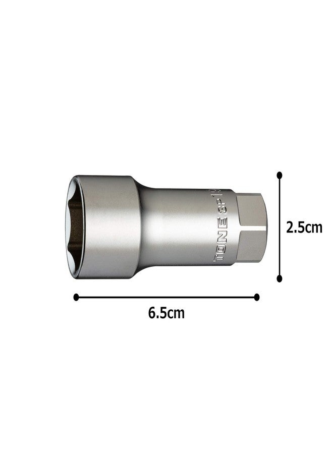 TONE Plug Socket (6-Point with Magnet) 3P-19S 3/8" Inch Drive 19mm - Image 5
