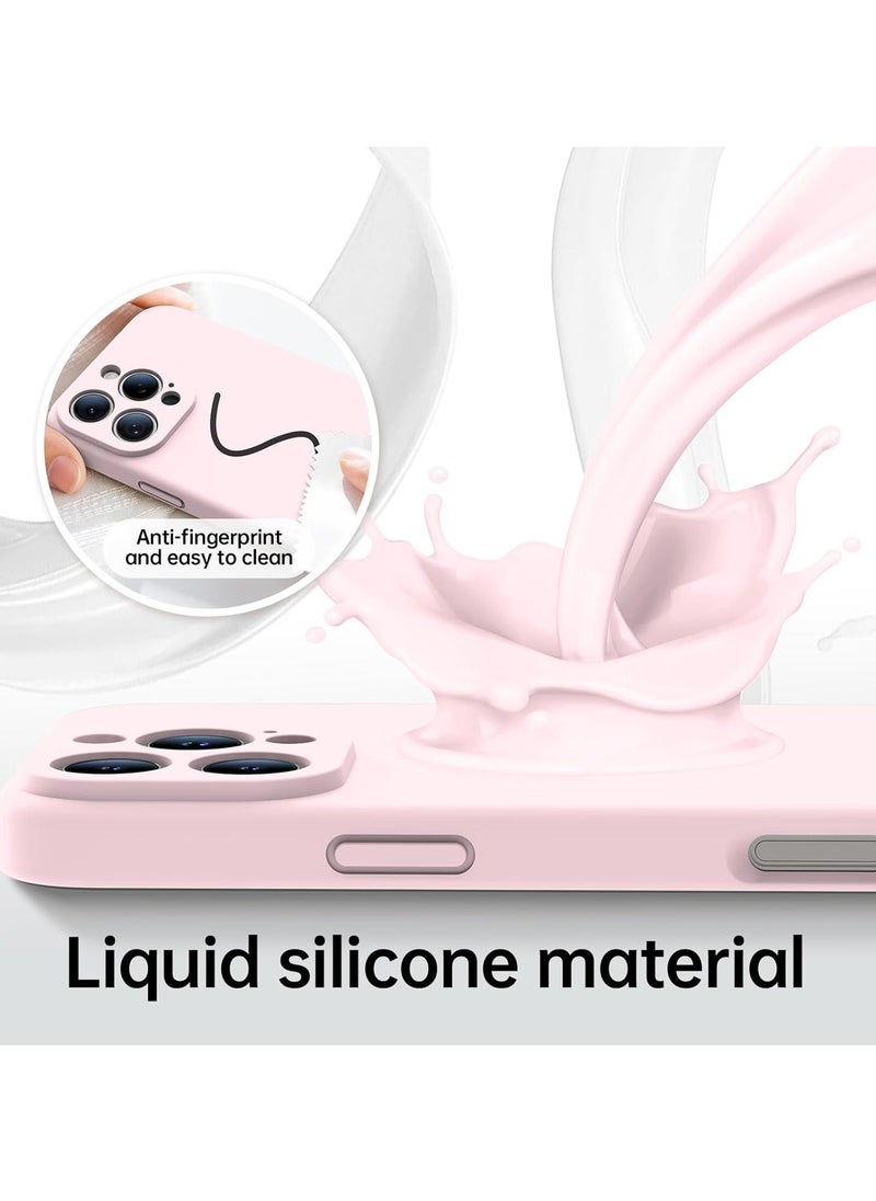 Raxoom iPhone 16 Pro Max Case with 2 Screen Protectors - MagSafe Compatible, Upgraded Camera Protection, Liquid Silicone Protective Case (6.9”) - Elegant Pink - Image 5
