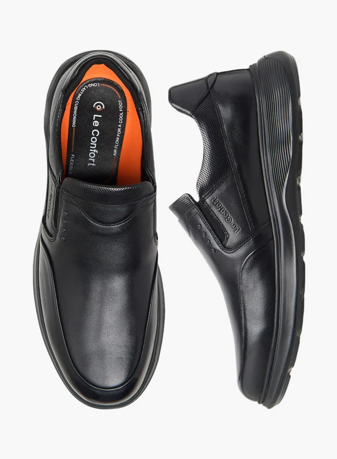لو كونفورت Logo Embossed Slip-On Loafers