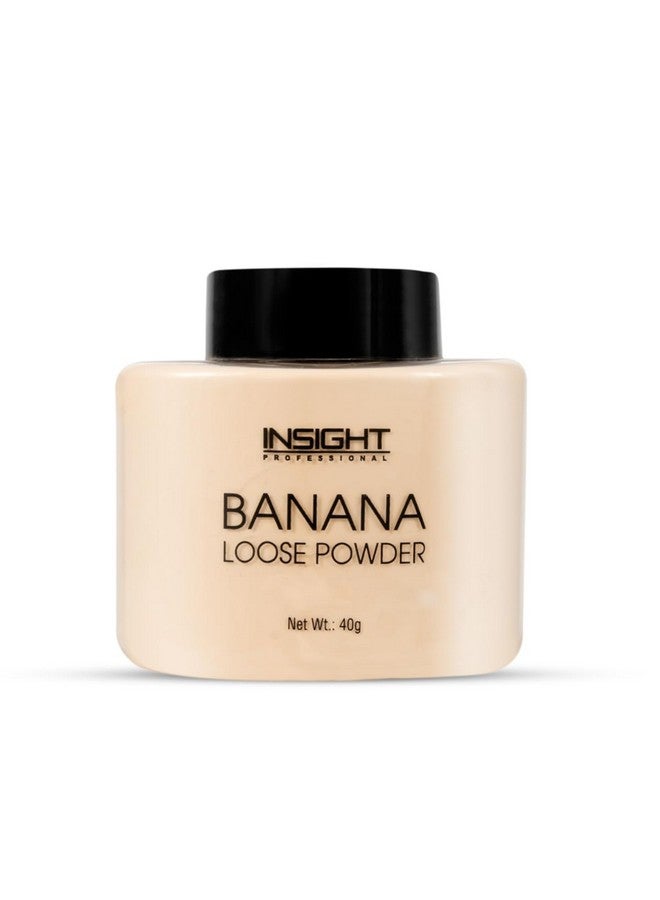 Insight Banana Loose Powder |Make Up Setting Powder |Provides Long-Lasting Coverage |Reduces Shine|Loose Powder(Banana Powder) - Image 1