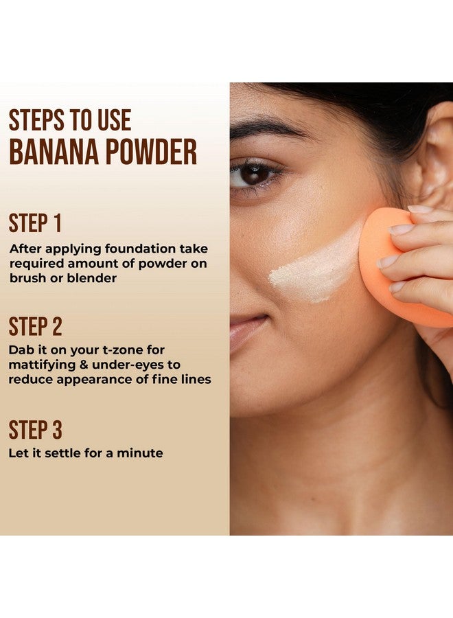 Insight Banana Loose Powder |Make Up Setting Powder |Provides Long-Lasting Coverage |Reduces Shine|Loose Powder(Banana Powder) - Image 3