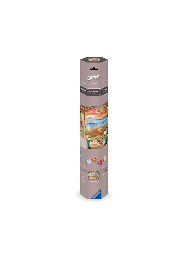 Ravensburger Ravensburger CreArt Painting by Numbers Canvas Edition Painting Set - Cozy Cabana  - Image 1