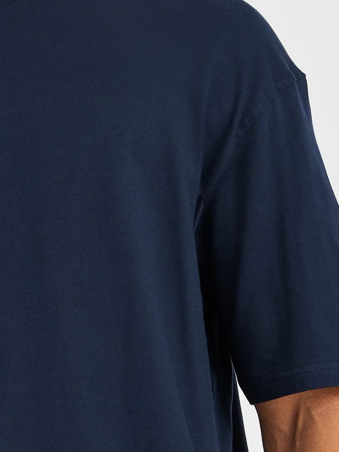 Styli Solid Crew Neck Oversized T-Shirt