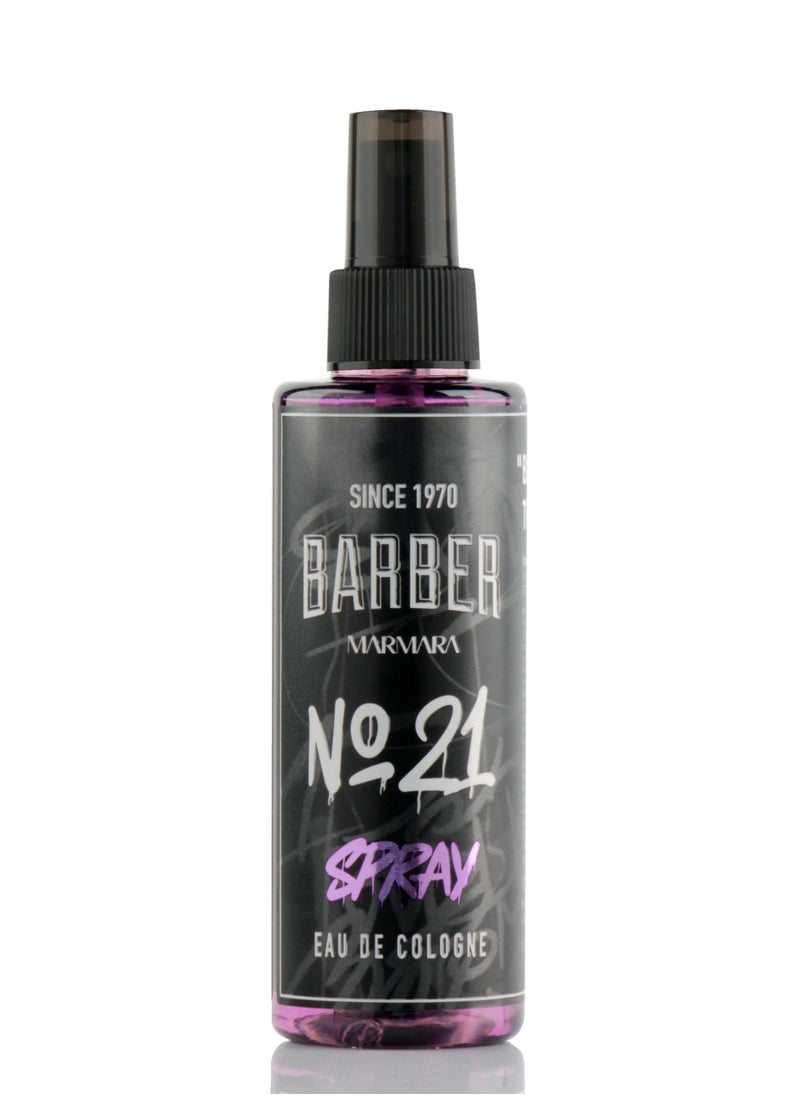 barber marmara - Marmara Barber Aftershave Eau De Cologne Spray No. 21 150ml - Image 1