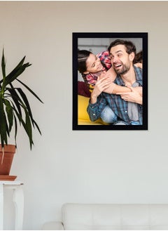 Decorhills Photo Frame Single with Tabletop & Wall Mount Display for 12x16 Inch Photo Size, Ideal Addition to Any Décor Elegant Black Frame, 1-Piece  - Image 2