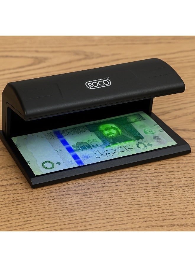 ROCO UV Money Detector – Counterfeit Bill Checker for Cash & Riyal Notes - Image 2