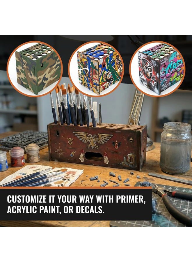 ProScale Brush Holder Organiser for Miniature Model Making. Brush Organiser Kit for Exhibition Table and Wall for Miniatures Warhammer Model Making Maquettes and Crafts (Brush B) - Image 5