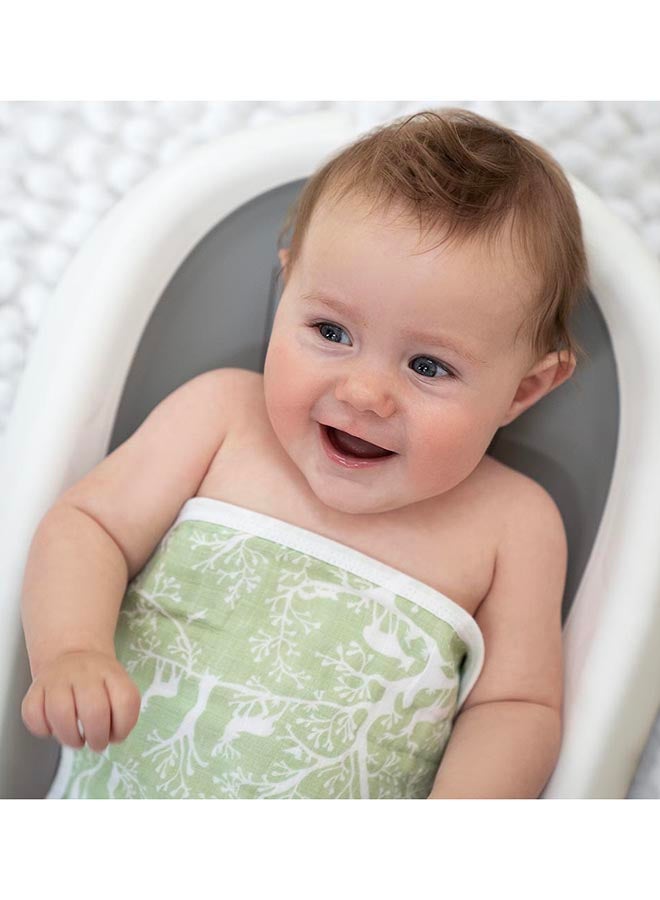 aden + anais Pack of 3 Essentials Classic Washcloth Set, Super Soft 100% Cotton Muslin, Harmony - Image 3