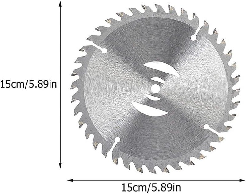 DASNDAS 2 PCS Circular Saw Blade Steel Metal Head| Heavy Duty Blade for Grass Cutter | Diamond Cutting Teeth to Cut Grass, Weeds - Image 2