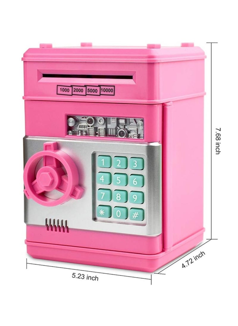 FARROBIZZ Piggy Bank, Electronic ATM Password Cash Coin Can Auto Scroll Paper Money Saving Box Toy Gift for Kids  - Image 3