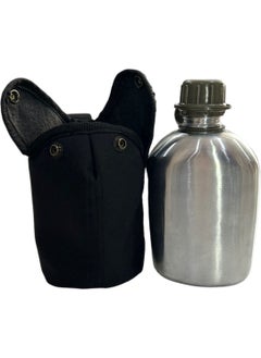 Aksoy Tactical قنينة ألمنيوم سوداء مع علبة  - Image 1