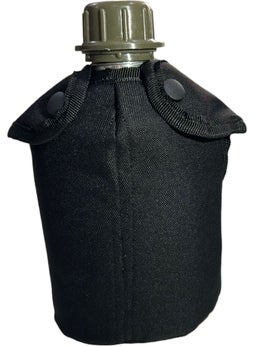 Aksoy Tactical قنينة ألمنيوم سوداء مع علبة  - Image 2