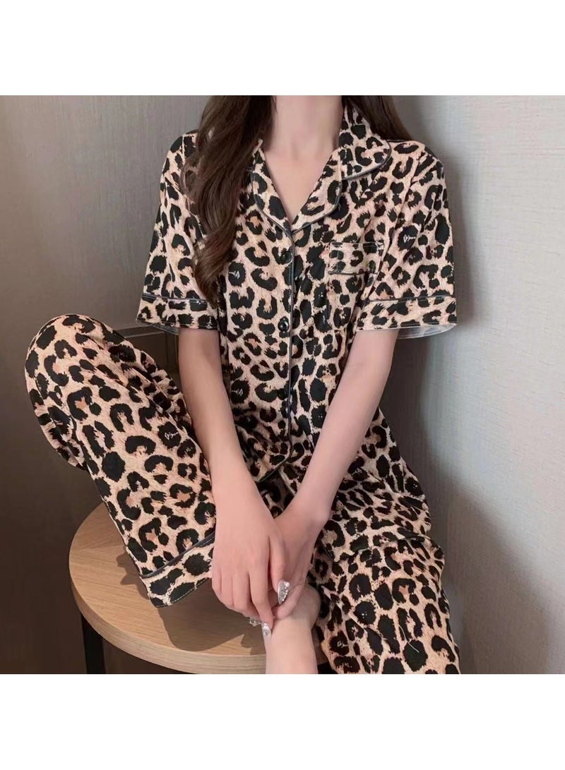 DubaiGallery For Women Pajama Long Sleeves Sleepwear Cotton Set Autumn Winter pyjamas set