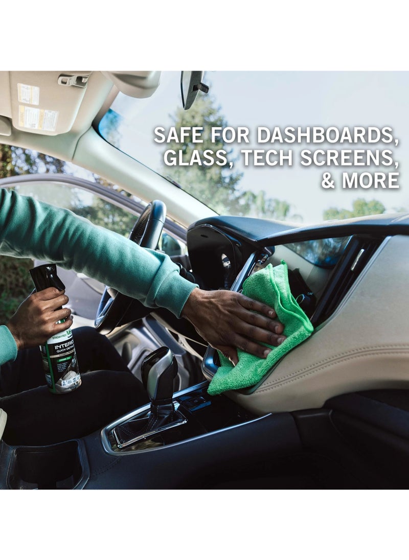 TurtleWax Car Interior Quick Detailer Cleaner And Protectant 591 ml - Ceramic Formula with Dirt-Repelling Technology, Suitable for Dashboard, Glass, and Plastic, Provides Long-Lasting Protection & Superior Shine  - Image 2