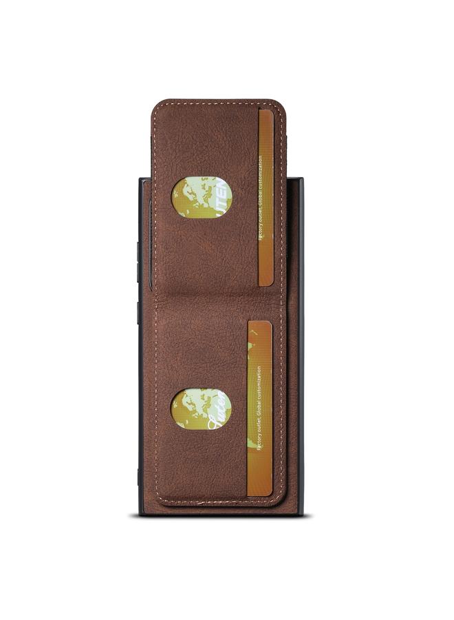 Suteni Case For Samsuny Galaxy S24 Ultrra 5G H03 Litchi Leather Card Bag Stand Back Phone Case - Image 5