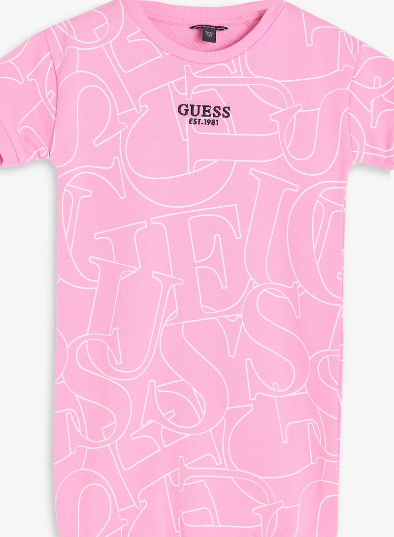 GUESS Kids Short Sleeveactive Dress - Image 3