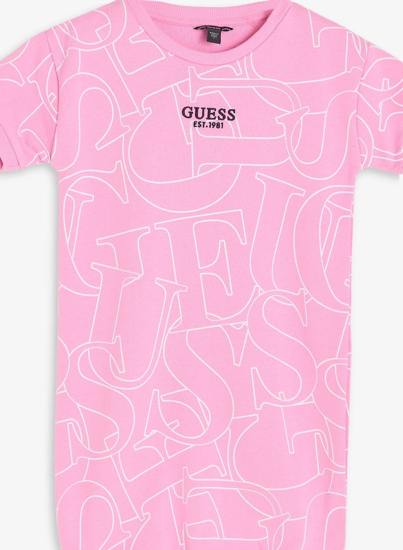 GUESS Kids Short Sleeveactive Dress - Image 4