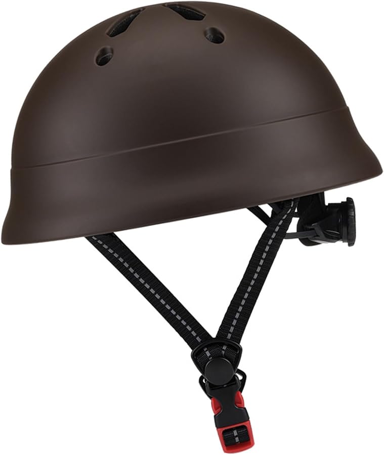 خوذة الأطفال باللون البني الداكن للدراجات والتزلج على العجلات ودراجة التوازن مع حماية قابلة للتعديل من الصدمات - Image 2