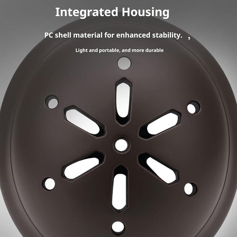 خوذة الأطفال باللون البني الداكن للدراجات والتزلج على العجلات ودراجة التوازن مع حماية قابلة للتعديل من الصدمات - Image 5