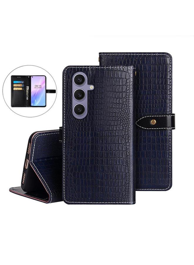 The Bros Case For Samsung Galaxy S25+ 5G Crocodile Texture Leather Phone Case