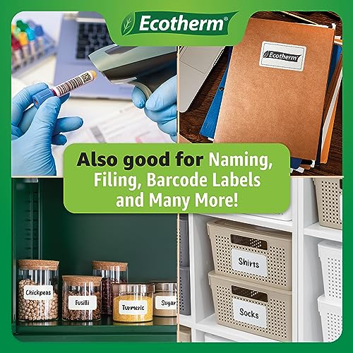 Ecotherm 4" x 6" Mobile Printer Labels | 25 Rolls | 2625 Labels | fits Zebra ZQ630, QL420, and QLn420 Printers | Black Mark On Liner | .75" Core Rolls | by Ecotherm - Image 5
