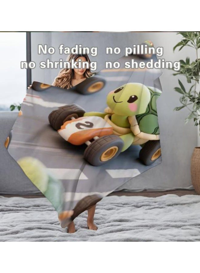 عام بطانية رقيقة من الفانيلا الكرتونية للأطفال والرضع (دافئة ومريحة، ومناسبة للنوم والألعاب) 70 سم * 100 سم - Image 5