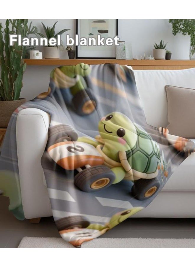 عام بطانية رقيقة من الفانيلا الكرتونية للأطفال والرضع (دافئة ومريحة، ومناسبة للنوم والألعاب) 70 سم * 100 سم - Image 3