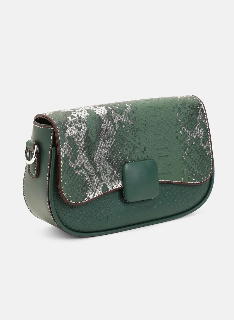 Haute Sauce Women's The Coilmark Curve Hand Bag - Jungle Green