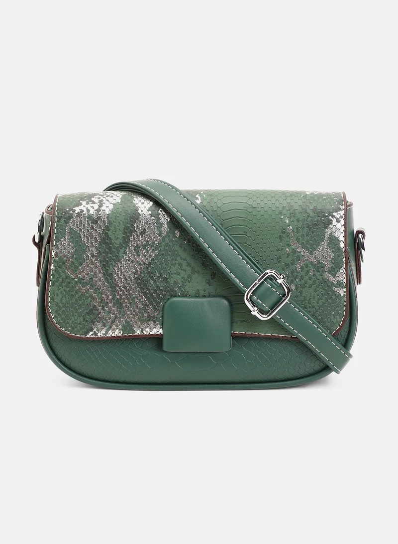 Haute Sauce Women's The Coilmark Curve Hand Bag - Jungle Green