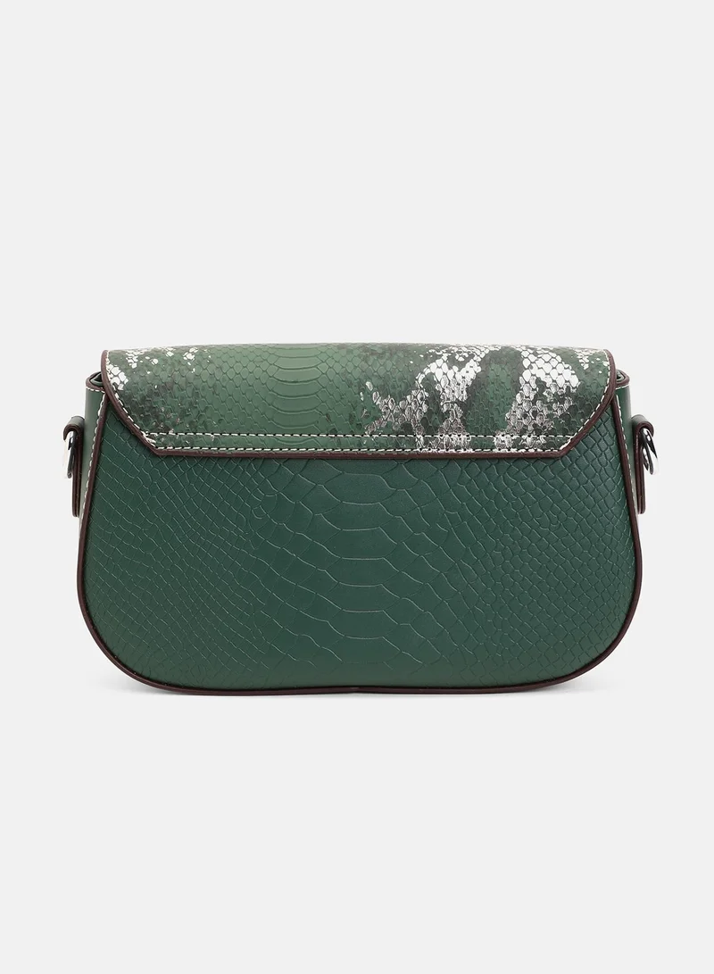 Haute Sauce Women's The Coilmark Curve Hand Bag - Jungle Green