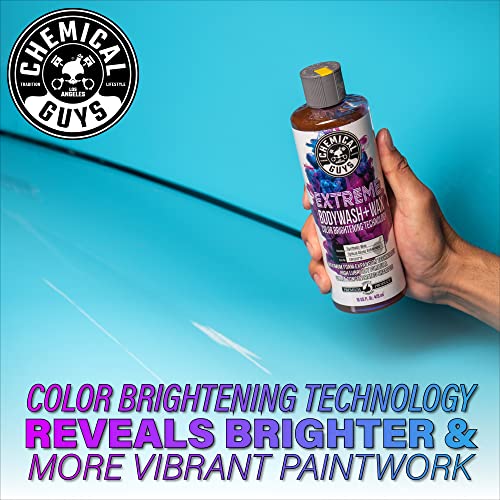 Chemical Guys CWS207 Extreme Bodywash & Wax Foaming Car Wash Soap, (Works with Foam Cannons/Guns or Bucket Washes) For Trucks, Motorcycles, RVs & More, 128 fl oz (1 Gallon), Grape Scent - Image 3