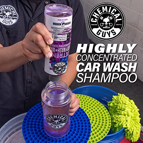 Chemical Guys CWS207 Extreme Bodywash & Wax Foaming Car Wash Soap, (Works with Foam Cannons/Guns or Bucket Washes) For Trucks, Motorcycles, RVs & More, 128 fl oz (1 Gallon), Grape Scent - Image 5