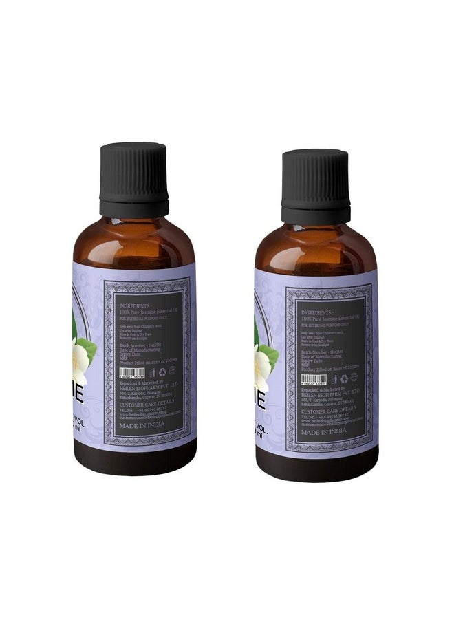 Heilen Biopharm - Heilen Biopharm Jasmine Essential Oil - 100 mL Bottle Pack of 1, For Skin & Aromatheraphy - Image 1