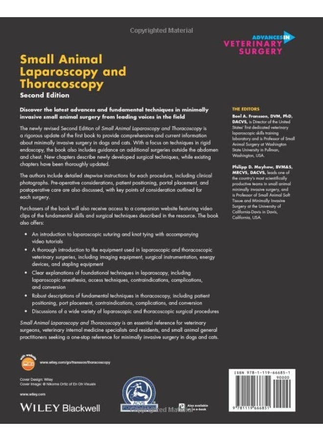 Small Animal Laparoscopy and Thoracoscopy - Image 1