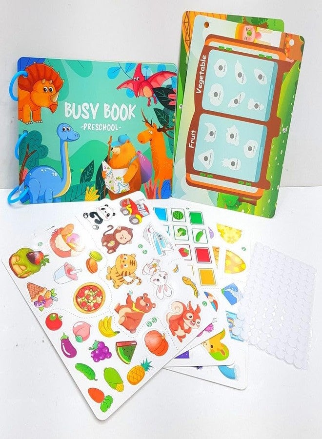 MUMMAMIA DIY Daily Life Quiet Book for Kids, Toddler's Early Learning Stick & Paste Reusable Activity Book to Develop Basic Educational Skills for Children (Preschool) - Image 2