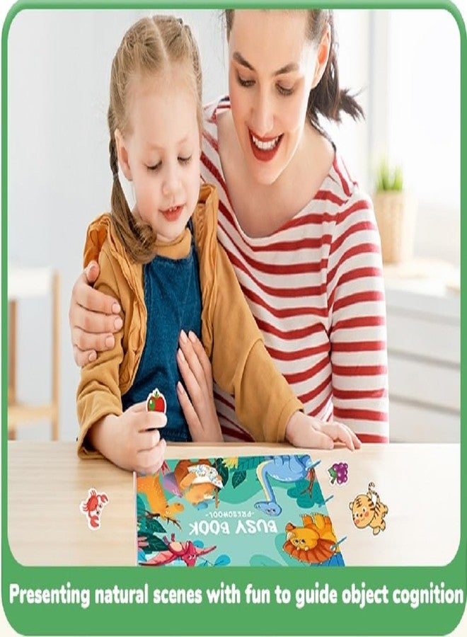 MUMMAMIA DIY Daily Life Quiet Book for Kids, Toddler's Early Learning Stick & Paste Reusable Activity Book to Develop Basic Educational Skills for Children (Preschool) - Image 3