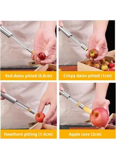 4-Piece Stainless Steel Corer and Pitter Set for Apples, Pears, Cherries, and Red Dates, Perfect for Home Kitchen Use - pzsku/ZD7C48AC0CB2A71497BEFZ/45/_/1731918125/7ee93328-3f35-4ee9-a050-f8d605186d87