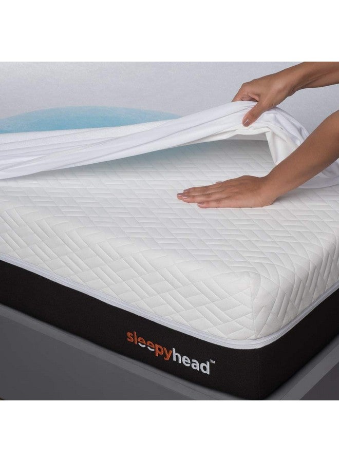 Sleepyhead Sleepyhead Bamboo Terry Waterproof Mattress Protector; (72 X 72 King Size; White). - Image 3
