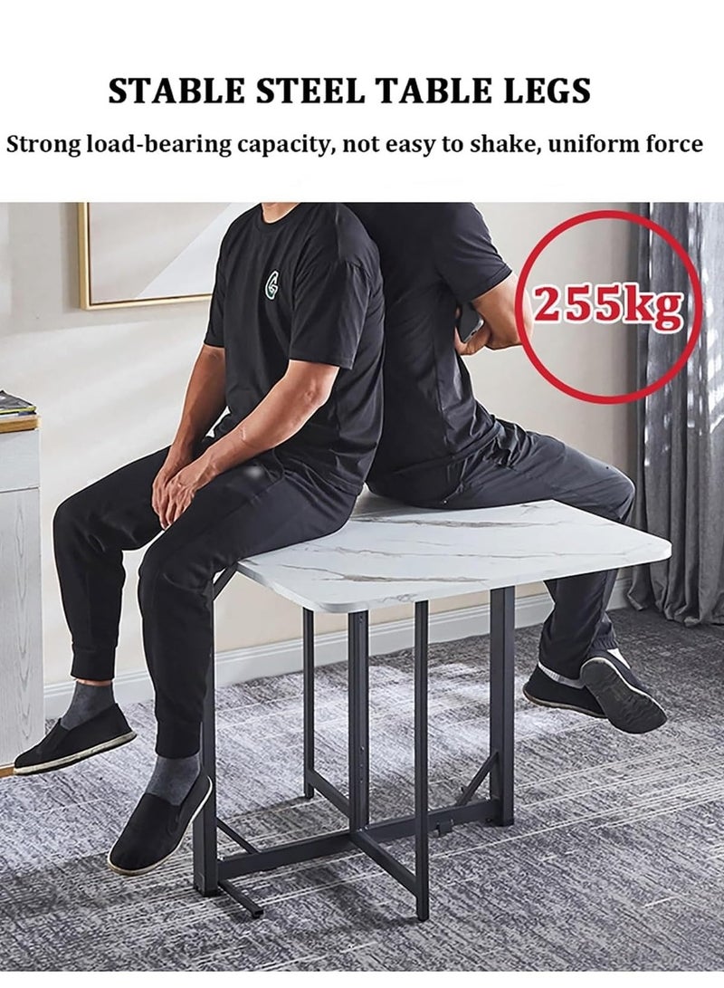 Generic Modern Creative Movable Pulley Dining Tables Nordic new luxury Wooden Folding Table Dining Room Furniture Home Storage Cabinet Dining Table  - Image 3