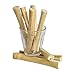 BWOGUE 100g Pet Snacks Sweet Bamboo Chew Toy for Squirrel Rabbits Guinea Pigs Chinchilla Hamster About 1014 Sticks - Image 3