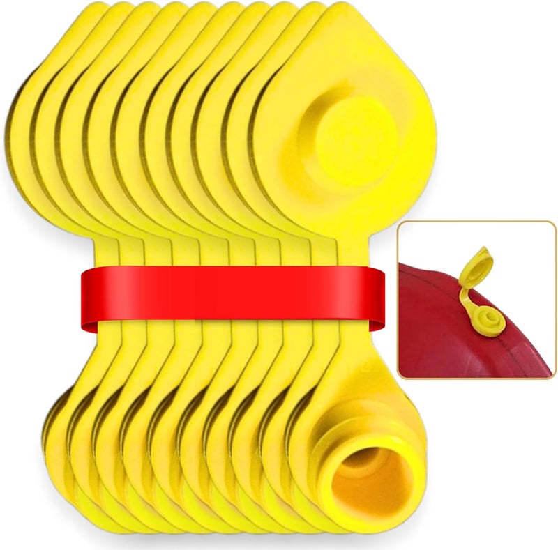 10 صمامات/غطاء استبدال علبة الوقود الصفراء سعة جالون Wedco Rotopax Gott Septer Anchor Blitz تصميم للاستخدام طويل الأمد - Image 1