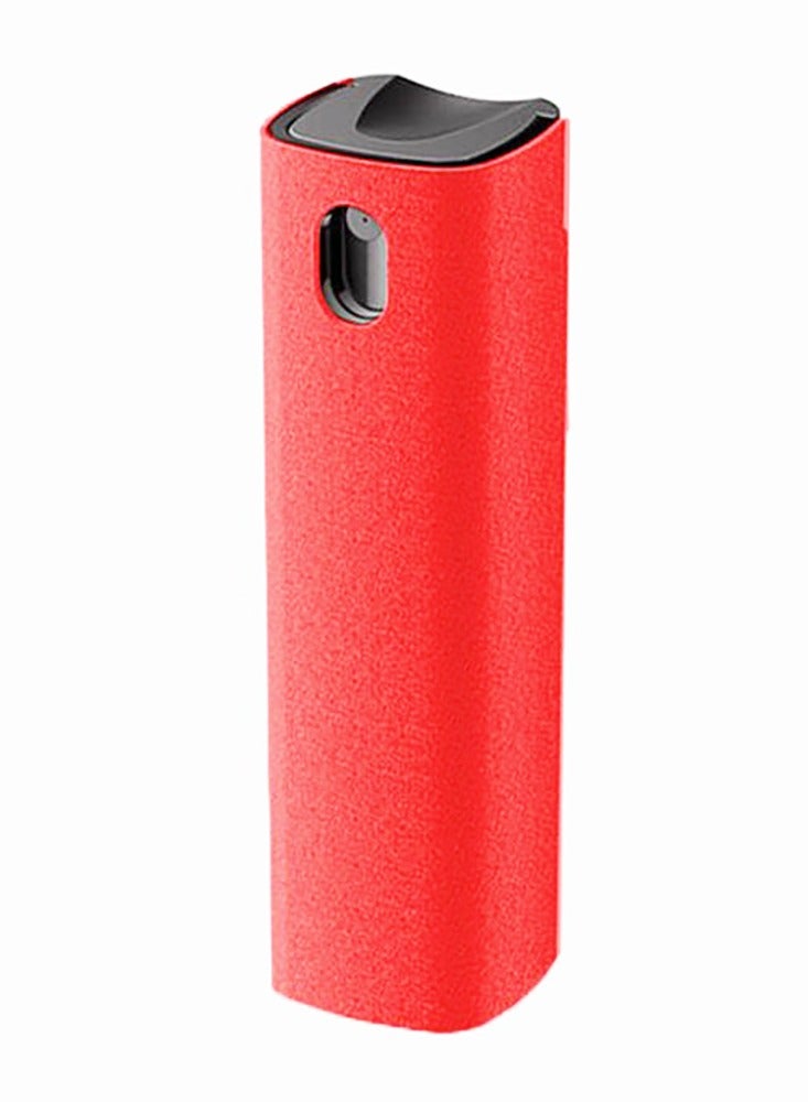 منظف ​​الشاشة ، التعقيم ، التطهير ، التطهير ، منظف الشاشة ، بخاخ آمن لجميع الهواتف ، شاشات اللاب توب والكمبيوتر اللوحي ، بخاخ وقماش من الألياف الدقيقة- احمر - Image 1