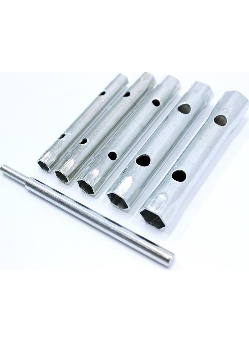 BioTech 6 Piece Tubular Sleeve Socket Set Spark Plug Wrench Set 