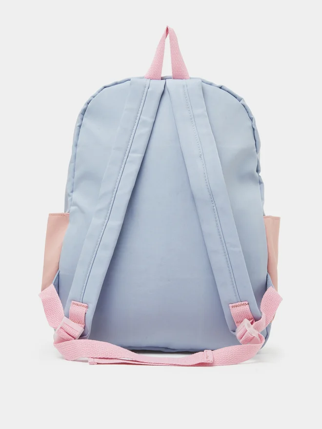 Styli Styli Girls Color Block Backpack with Pockets