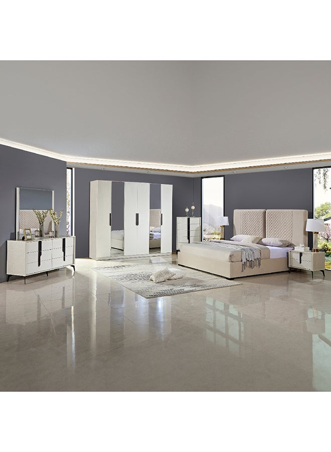 Home Box Grandeura 6-Piece King Bedroom Set 215 x 140 x 232 cm - Image 1