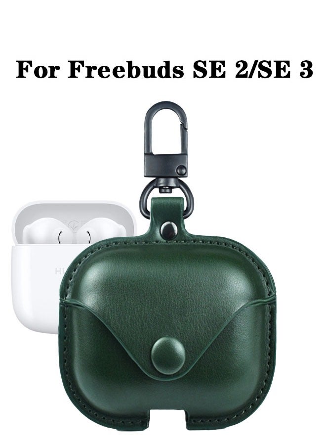 Stylish Shockproof Protection Case Cover For Huawei FreeBuds SE 2/ SE 3 Dark Green - Image 1