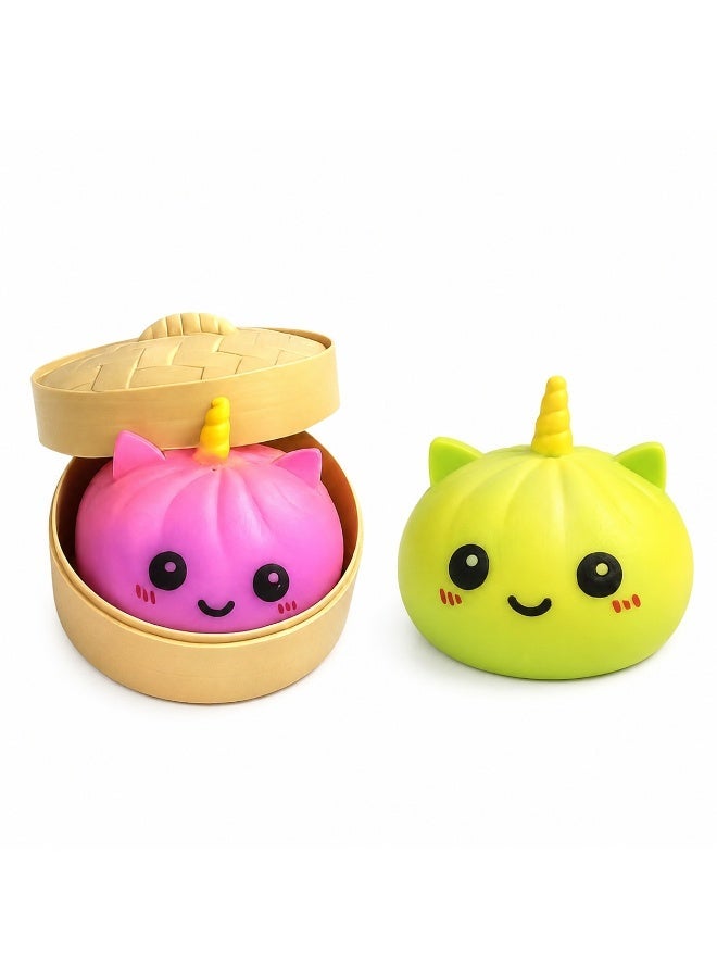 general Bao Squishy Doll Pack (2 Pieces) – Sensory Toy for Kids - Image 1