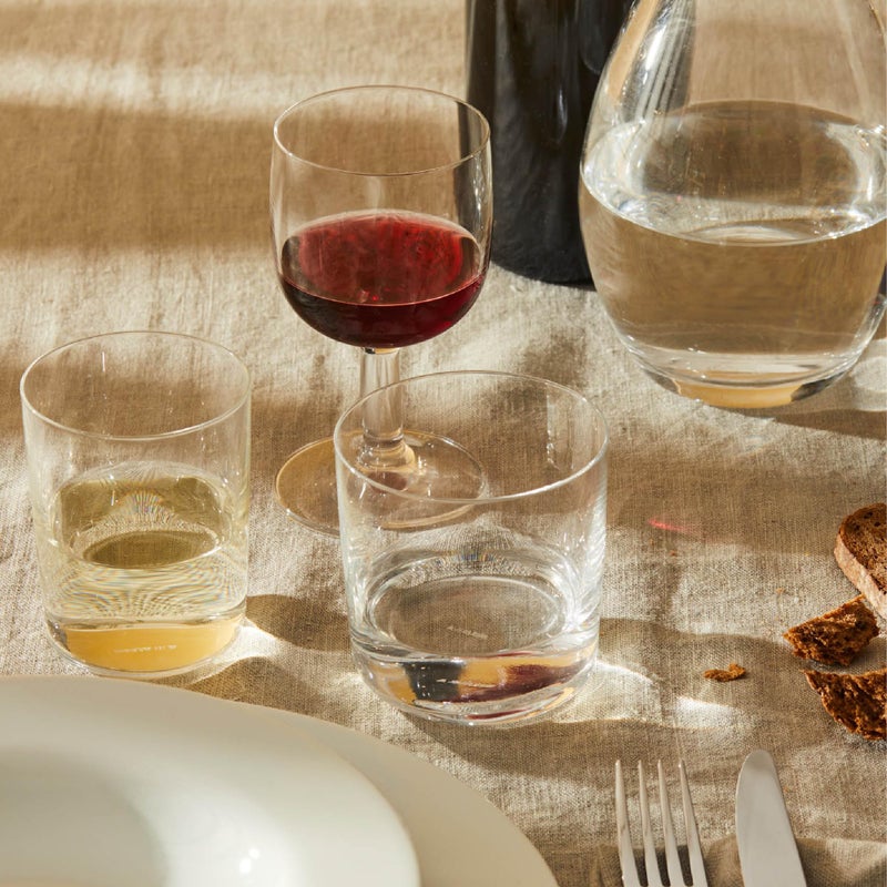 ALESSI A Di Alessi 3-1/4-Inch Glass Family Water Glass  Crystalline Glass  Set Of 4 - Image 3